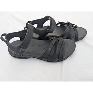 Teva Women's Tirra Hiking Sandals Sz 10 Black Strappy Outdoor Adventure